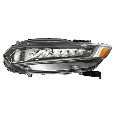 Rareelectrical - New Left Headlight Compatible With Honda Accord Sport Sedan 2018-2020 By Part Number 33150-Tva-A01