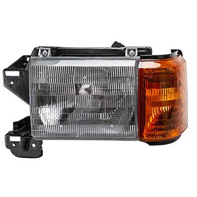 Rareelectrical - New Left Headlight Compatible With Ford Bronco 1987-1991 By Part Number E9tz-13008-D E9tz13008d