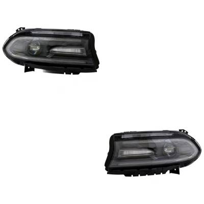 Rareelectrical - New Pair Of Headlights Compatible With Dodge Charger Sedan 2019-2021 By 68541683Aa 20-19934-90