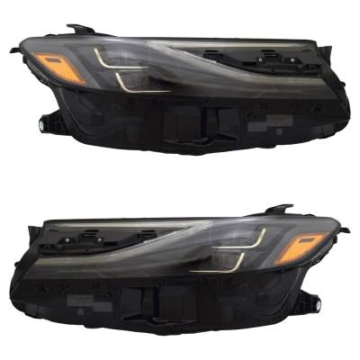 Rareelectrical - New Pair Of Headlights Compatible With Toyota Camry Xle Sedan 2025 By 81110-Aq030 81150-Aq030