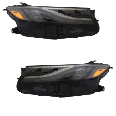 Rareelectrical - New Pair Of Headlights Compatible With Toyota Camry Xse Sedan 2025 By 81110-Aq040 81150-Aq040