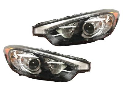 Rareelectrical - Headlight Assembly Left Driver Side And Right Passenger Side Compatible With 2014-2015 Kia Forte