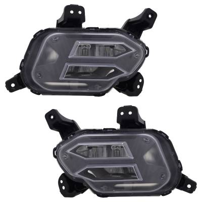 Rareelectrical - Pair Of Fog Lights Compatible With Kia Sorento Hybrid Ex Sport Utility Sorento Sx Sport Utility Ex