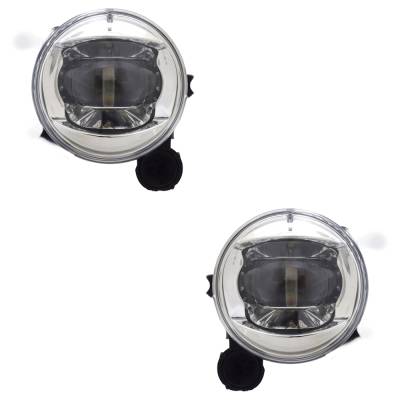 Rareelectrical - Pair Of Fog Lights Compatible With Mitsubishi Outlander Se Sport Utility Outlander Phev Gt Sport