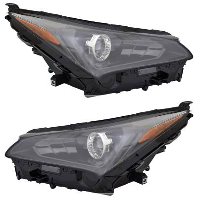 Rareelectrical - New Pair Headlights Compatible With Lexus Nx300 F Sport Sport Utility 4 Door 2.0L 2018 2019 2020