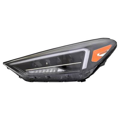 Rareelectrical - New Left Side Headlights Compatible With Hyundai Tucson Limited Led Bulb High Low Bea Clear Lens