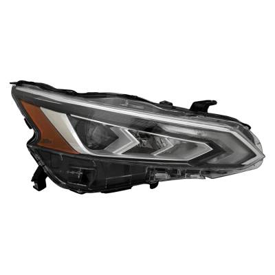 Rareelectrical - New Right Headlight Compatible With Nissan Altima Sedan 2019 By Part Number 26010-6Ca5b 260106Ca5b
