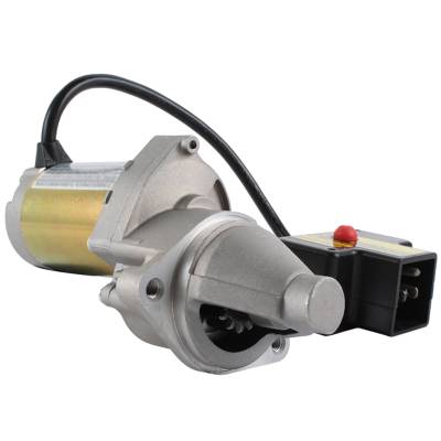 Rareelectrical - Electric Starter Motor Compatible With Briggs And Stratton Tecumseh Snow Blower 110V Ac Ccw 14-Tooth