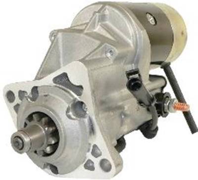 Rareelectrical - New 12V Starter Motor Compatible With 2004-2008 New Holland B110b B115b Lb110b Lb115b Loader Backhoe