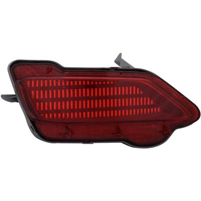 Rareelectrical - Rear Reflector Assembly Left Driver Side Compatible With 2013-2015 Toyota Rav4 Xle Le 2.5L I4 Suv