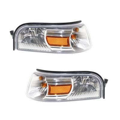 Rareelectrical - New Turn Signal Light Pair Compatible With Mercury Grand Marquis 2007 6W3z13200aa 6W3z13201aa