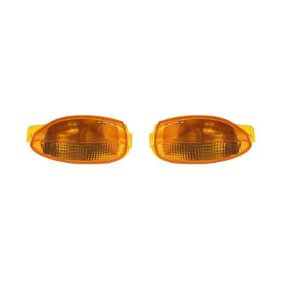 Rareelectrical - New Pair Of Turn Signal Lights Compatible With Buick Lesabre 2000-2005 Gm2530122 10386586 Gm2531122