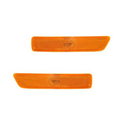 Rareelectrical - New Pair Of Side Marker Light Compatible With Mercury Mountaineer Fo2550140 Fo2551140 5L9z15a201aa