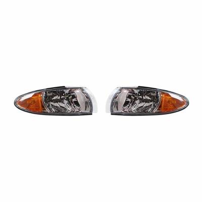 Rareelectrical - New Pair Of Side Marker Lights Compatible With Pontiac Grand Prix 1997 1998 1999 2000 2001 2002 2003