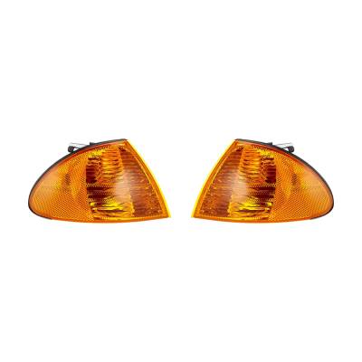 Rareelectrical - New Turn Signal Light Set Of 2 Compatible With Bmw 320I 2001 323I 2000 Bm2521104 63136902766
