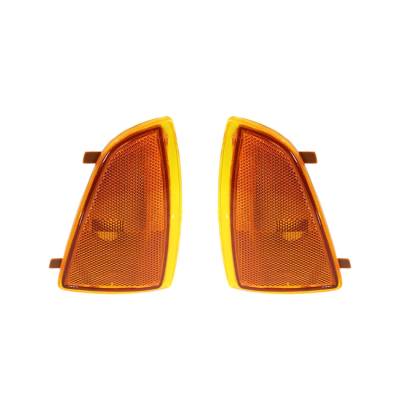 Rareelectrical - New Pair Of Side Marker Lights Fits Chevrolet Blazer 1995-1997 5976406 Gm2551140 5976405 Gm2550140
