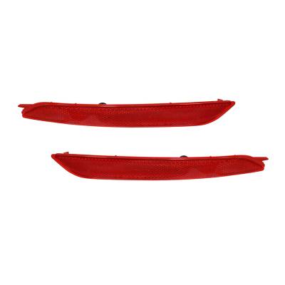 Rareelectrical - New Pair Of Reflectors Compatible With Hyundai Elantra Gl Gls L Se 2014-2015 92406-3X200 924053X200