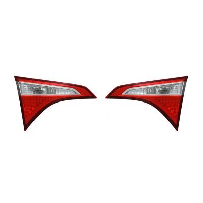 Rareelectrical - New Pair Of Inner Tail Lights Compatible With Toyota Corolla 2014-16 To2802114 81580-02510