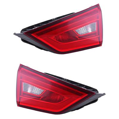 Rareelectrical - New Pair Of Inner Tail Lights Compatible With Audi A3 2015-2016 8V5-945-094-J Au2803116 Au2802116