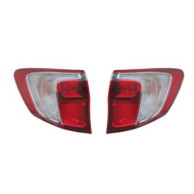Rareelectrical - New Pair Of Tail Lights Compatible With Acura Rdx 3.5L 2016-2017 33500-Tx4-A51 33550-Tx4-A51