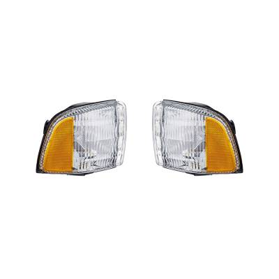 Rareelectrical - New Pair Of Turn Signal Lights Compatible With Dodge Ram 3500 1994-02 55054772Ad Ch2521119