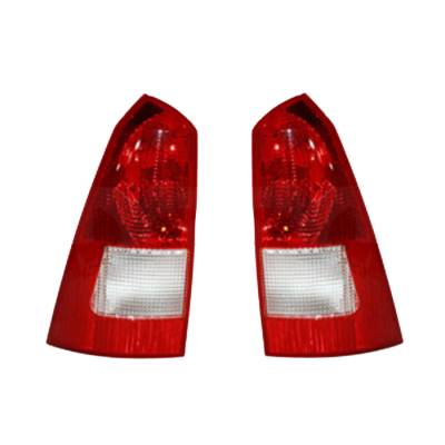Rareelectrical - New Pair Of Tail Lights Compatible With Ford Focus 2001 2002 2003 By Part Numbers 1S4z13404ca