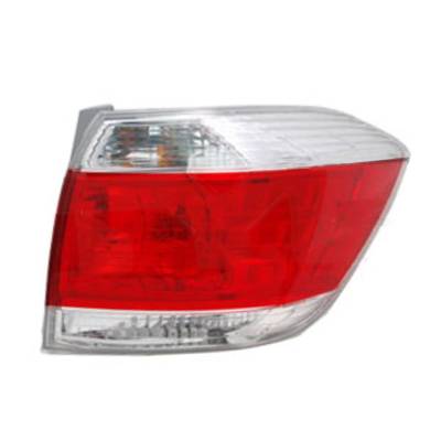 Rareelectrical - New Right Tail Light Compatible With Toyota Highlander Usa 2011-2012 To2801185 81550-0E070