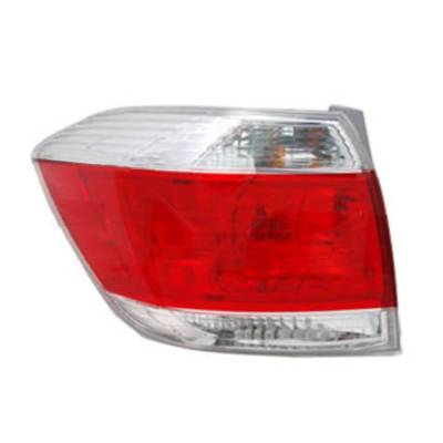 Rareelectrical - New Left Tail Light Compatible With Toyota Highlander Usa 2011-2012 To2800185 81560-0E070 815600E070