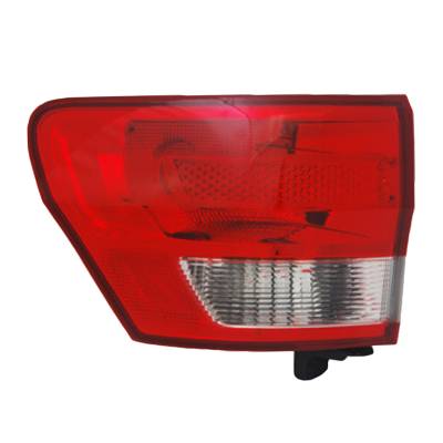 Rareelectrical - New Left Outer Tail Light Compatible With Chrysler Jeep Grand Cherokee 2011 2012 2013 By Part