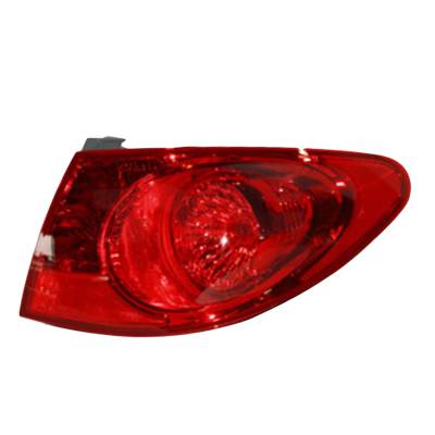 Rareelectrical - New Passenger Side Tail Light Compatible With Hyundai Elantra Sedan 2009 2010 Hy2805108 92402-2H050