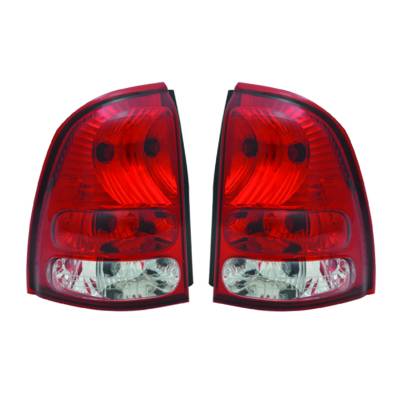 Rareelectrical - New Pair Of Tail Lights Compatible With Buick Rainier 2004 2005 2006 2007 By Part Numbers Gm2801233