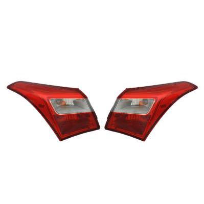 Rareelectrical - New Pair Of Outer Tail Lights Compatible With Hyundai Elantra Gt 2013 Hy2805126 92402-A5010