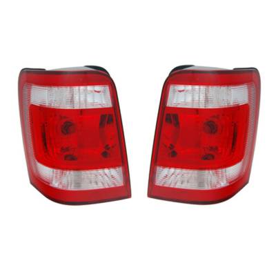 Rareelectrical - New Pair Of Tail Lights Compatible With Ford Escape 2008 2009 Fo2801210 Fo2800210 8L8z 13404 A