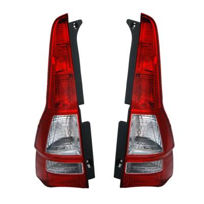 Rareelectrical - New Tail Light Pair Compatible With Honda Crv 2007-2011 Ho2800173 33551-Swa-A02 Ho2801173