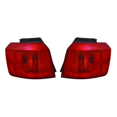 Rareelectrical - New Outer Tail Light Pair Compatible With Gmc Terrain 2010 2011 2012 By Part Numbers Gm2805105
