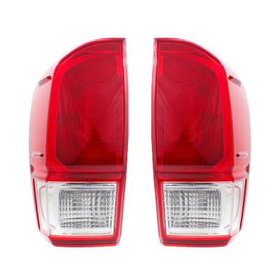 Rareelectrical - New Pair Of Tail Lights Compatible With Toyota Tacoma Sr Sr5 2017 2016 To2800197 81550-04170