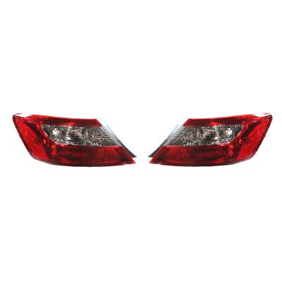 Rareelectrical - New Pair Of Tail Lights Compatible With Honda Civic Coupe 2010 2011 33501Svaa51 Ho2819137