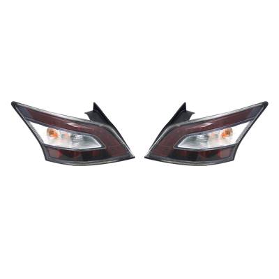 Rareelectrical - New Pair Of Tail Lights Compatible With Nissan Maxima 2012 2013 2014 By Part Numbers 265559Da0b