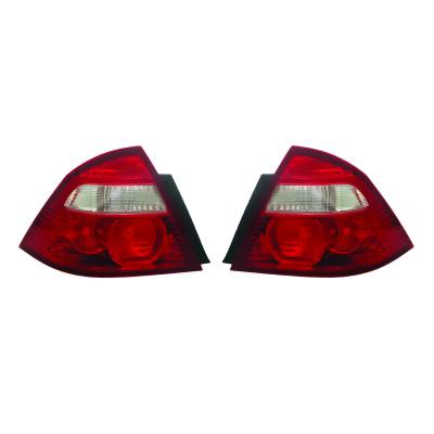 Rareelectrical - New Pair Of Tail Lights Compatible With Ford Five Hundred 2005-2007 Fo2819110 Fo2818120 6G1z 13404
