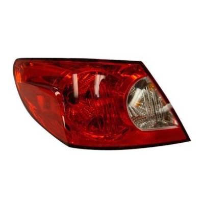 Rareelectrical - New Outer Left Tail Light Compatible With Chrysler Sebring Sedan 07-08 Ch2800176 5303987Ae