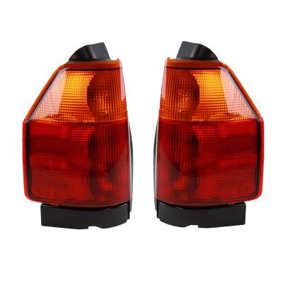 Rareelectrical - New Pair Of Tail Lights Compatible With Gmc Envoy Xl 2002-2006 Gm2801157 Gm2800157 15131576 15131577
