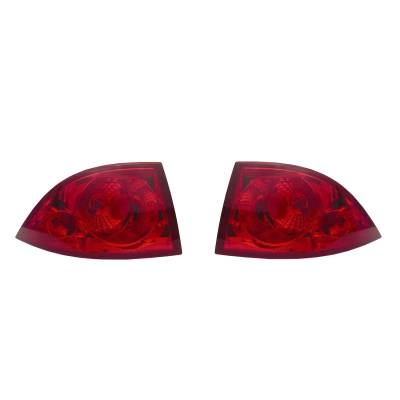Rareelectrical - New Pair Of Tail Lights Compatible With Buick Lucerne 2008 2009 2010 2011 Gm2819177 Gm2818177