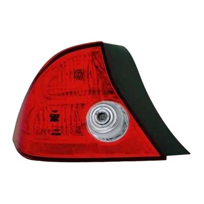 Rareelectrical - New Left Tail Light Compatible With Honda Civic Coupe 2004 2005 Ho2800155 33551-S5p-A11 33551S5pa11