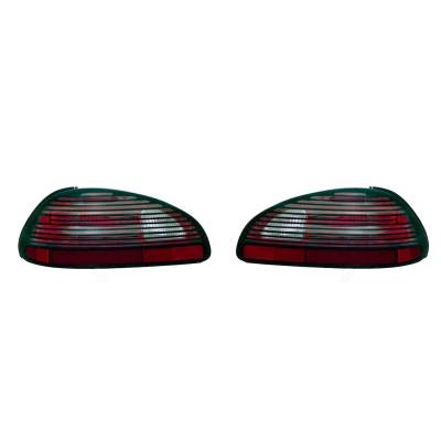 Rareelectrical - New Pair Of Tail Lights Compatible With General Motors Pontiac Grand Prix 1997 1998 1999 2000 2001
