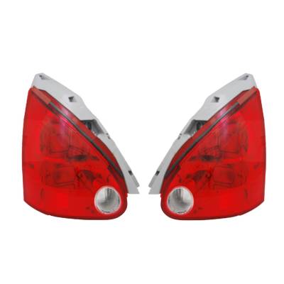 Rareelectrical - New Pair Of Tail Lights Compatible With Nissan Maxima 2004-08 Ni2800160 26525-7Y025 Ni2801160