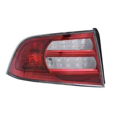 Rareelectrical - New Left Tail Light Compatible With Acura Tl Base 07-08 Ac2818107 33551-Sep-A11 33551Sepa11