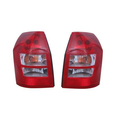Rareelectrical - New Pair Of Tail Lights Compatible With Dodge Magnum R/T Sxt 2005 2006 2007 2008 4805966Ah Ch2801162