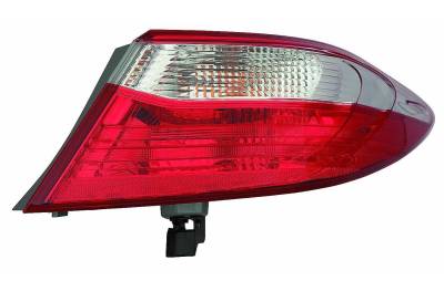 Rareelectrical - New Right Tail Light Compatible With Camry Xle 2015-2016 To2805121 81550-06640 8155006640