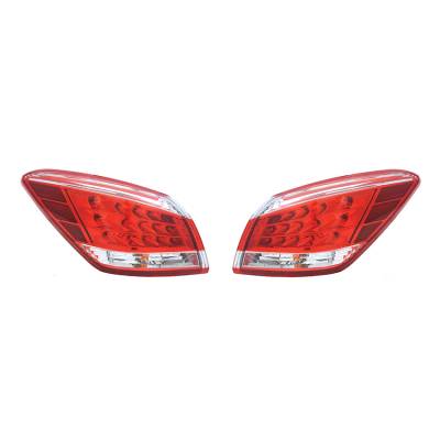Rareelectrical - New Pair Tail Lights Compatible With Nissan Murano Exclusive 2012-14 Ni2800205 26550-1Sx1b