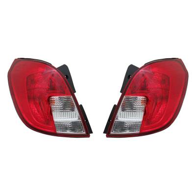 Rareelectrical - New Pair Of Tail Light Compatible With Chevrolet Captiva Sport 2013 2014 2015 22842244 Gm2800271